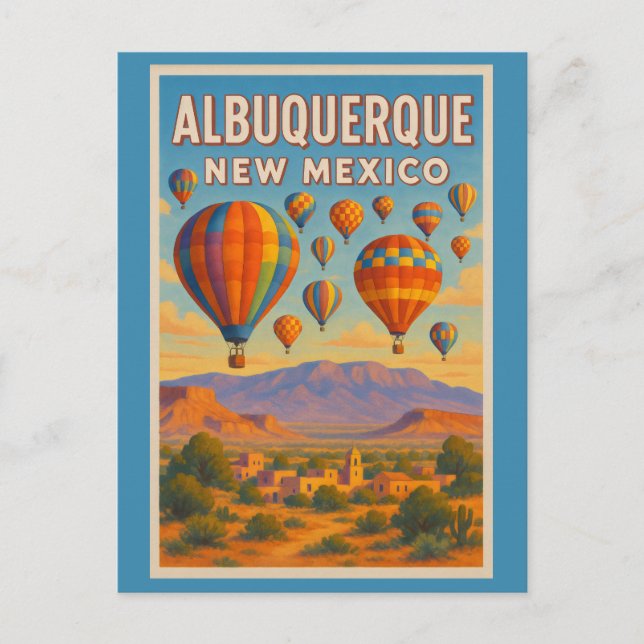 Albuquerque New mexico Himmel Vykort (Framsida)