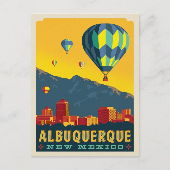 Albuquerque, New mexico | LUFTBALLONGER Vykort (Framsida)