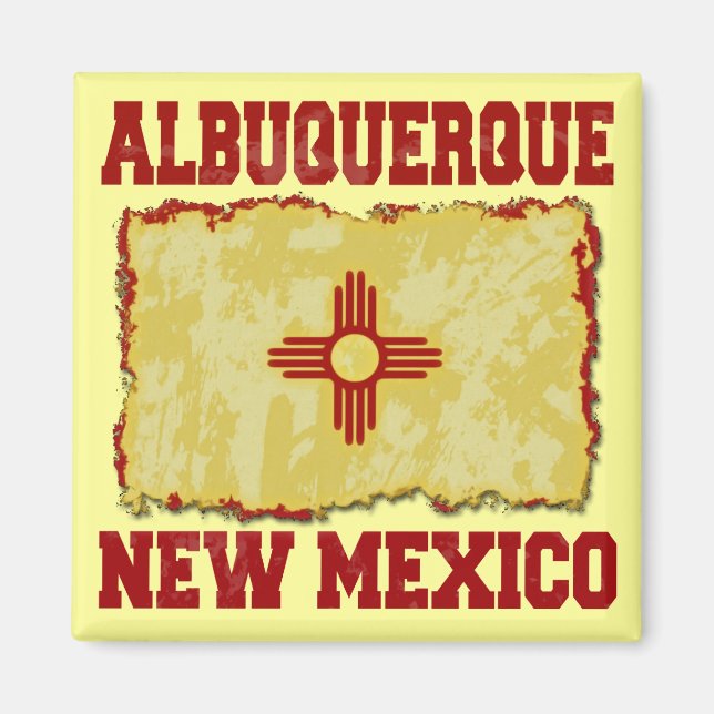 Albuquerque, New mexico Magnet (Framsidan)