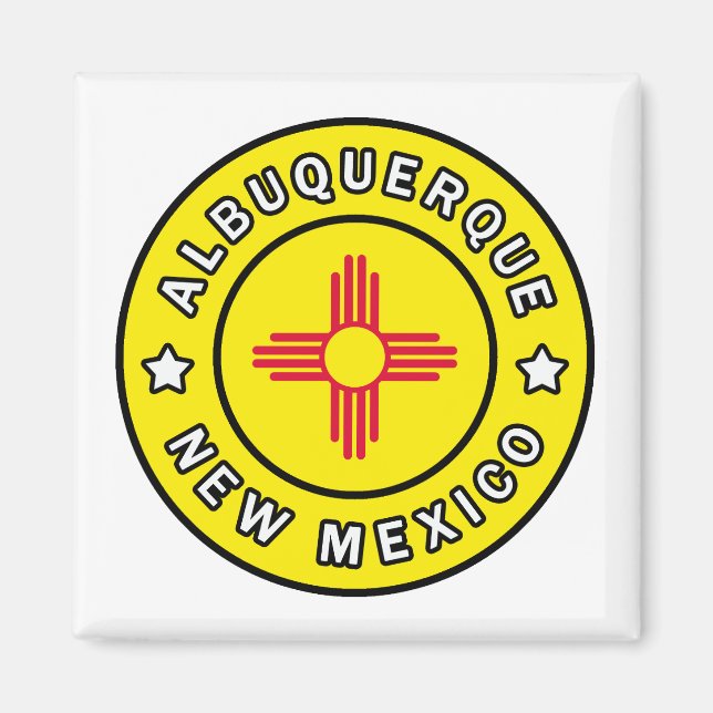 Albuquerque New mexico Magnet (Framsidan)