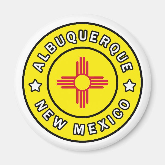 Albuquerque New mexico Magnet (Framsidan)