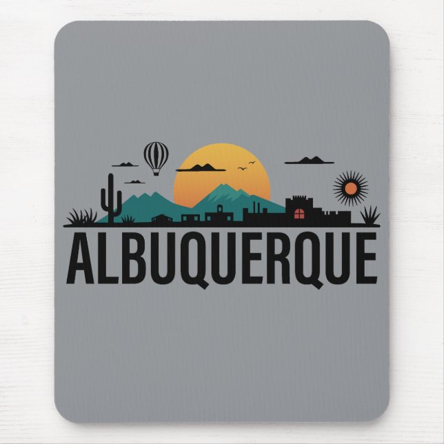 Albuquerque New Mexico Musmatta (Framsidan)