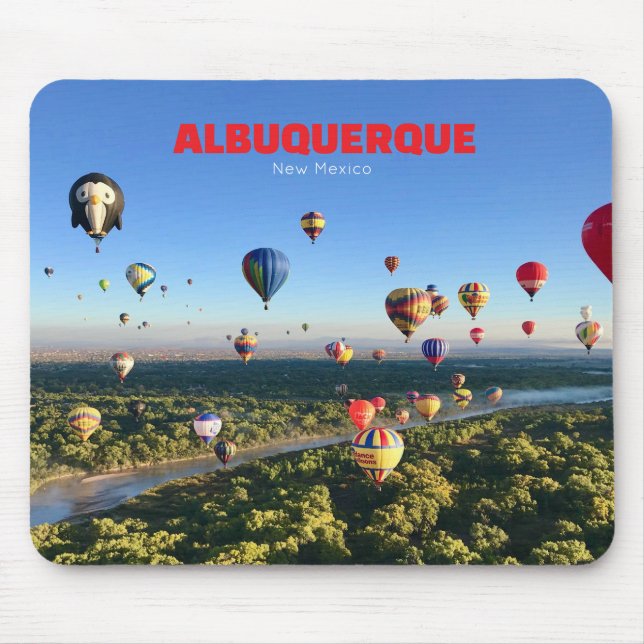 Albuquerque New Mexico Musmattor Ballongfestival (Framsidan)