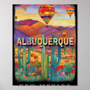 Albuquerque New Mexico Nm Ökenoas Sd316 Poster