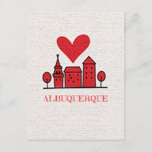 Albuquerque New mexico resevykort Vykort