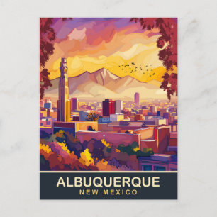 Albuquerque, New Mexico, Stadssiluett, Resa Vykort