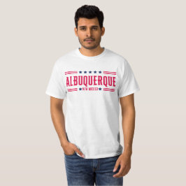 ALBUQUERQUE NEW MEXICO STARS OCH STRIPES T SHIRT