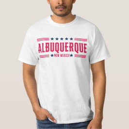 ALBUQUERQUE NEW MEXICO STARS OCH STRIPES T SHIRT