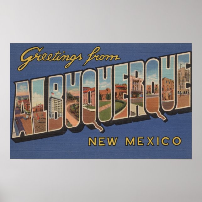Albuquerque, New mexico - Stora Brev-scenarierna Poster (Framsidan)