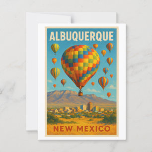 Albuquerque New Mexico Vykort