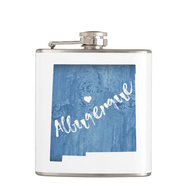 Albuquerque New mexico Wood Grain Fickplunta (Framsidan)