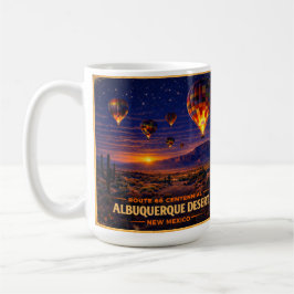 Albuquerque Route 66 Ökenkaffe Presentstil Kaffemugg