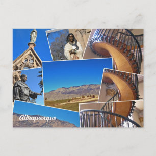 Albuquerque Santa Fe Collage, New mexico Vykort