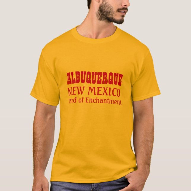 ALBUQUERQUE som ÄR NY - Mexico Tee Shirt (Framsida)