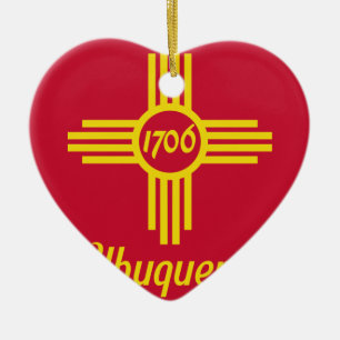 Albuquerque som är ny - mexico, United States Julgransprydnad Keramik