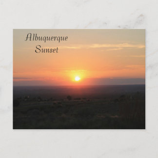 Albuquerque sunset vykort