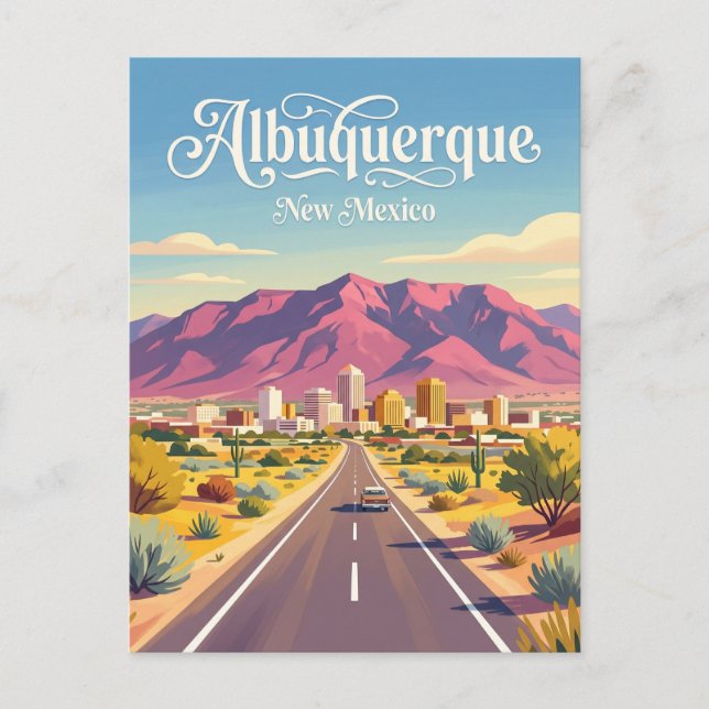 Albuquerque USA Vykort (Framsida)