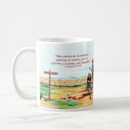 Alcalá de Henares - Cervantes & D. Quijote Kaffemugg