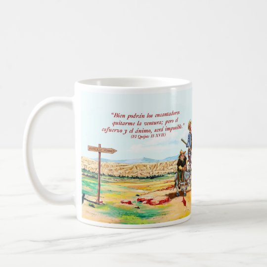 Alcalá de Henares - Cervantes & D. Quijote Kaffemugg