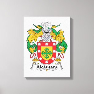 Alcantara familjvapensköld canvastryck