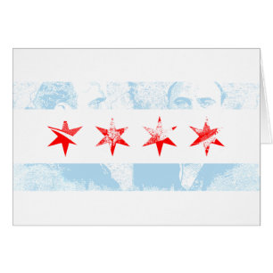 AlCapone Chicago flagga Hälsningskort