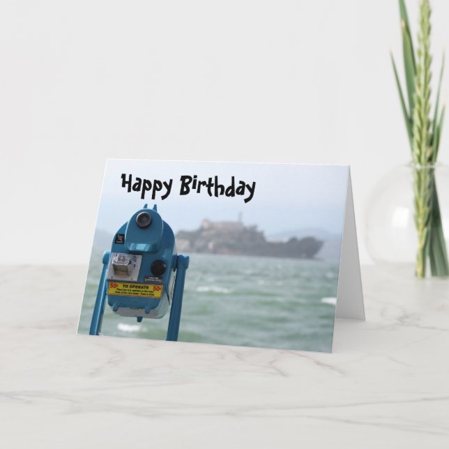 Alcatraz beskådar kort (Framsida)