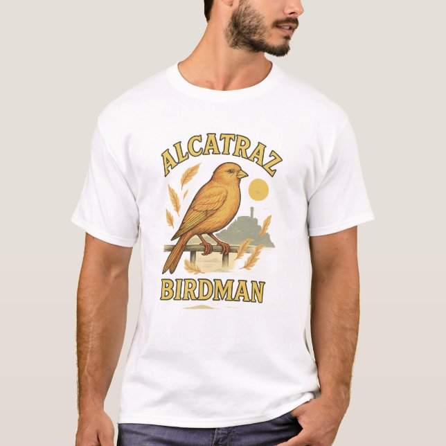 Alcatraz Birdman T-Shirt (Framsida)