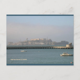 Alcatraz Blue Beach Sång™-vykort Vykort