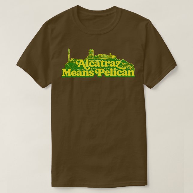 Alcatraz elak pelican t shirt (Design framsida)