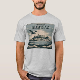 Alcatraz fängelseö San Francisco Resa Retro T Shirt