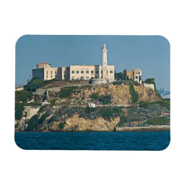 Alcatraz-fängelset San Francisco Bay Magnet (Horisontell)