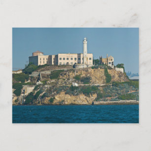 Alcatraz-fängelset San Francisco Bay Vykort