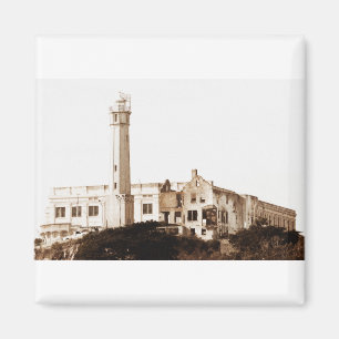 Alcatraz-fängelset (Sepia Tones) Magnet