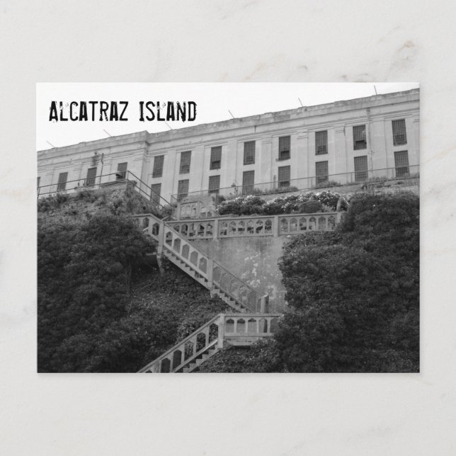 Alcatraz-fängelset Vykort (Framsida)