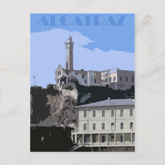 Alcatraz-fängelsets vykort