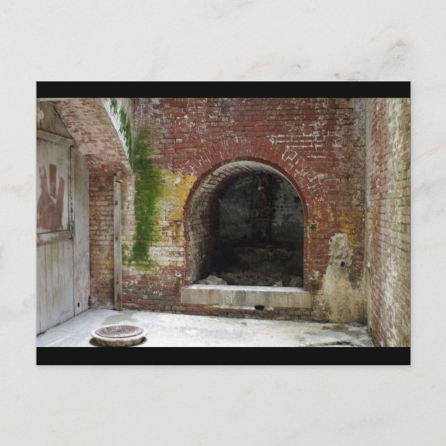 Alcatraz Fireplace Vykort (Framsida)