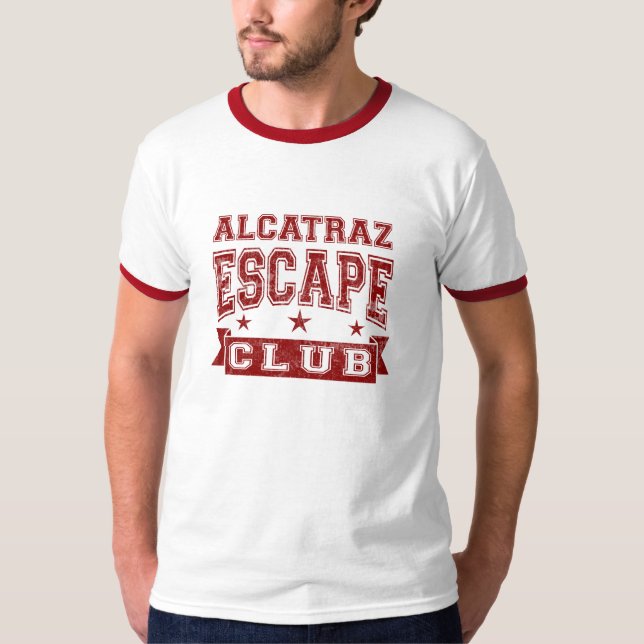 Alcatraz flyktklubb tee shirt (Framsida)