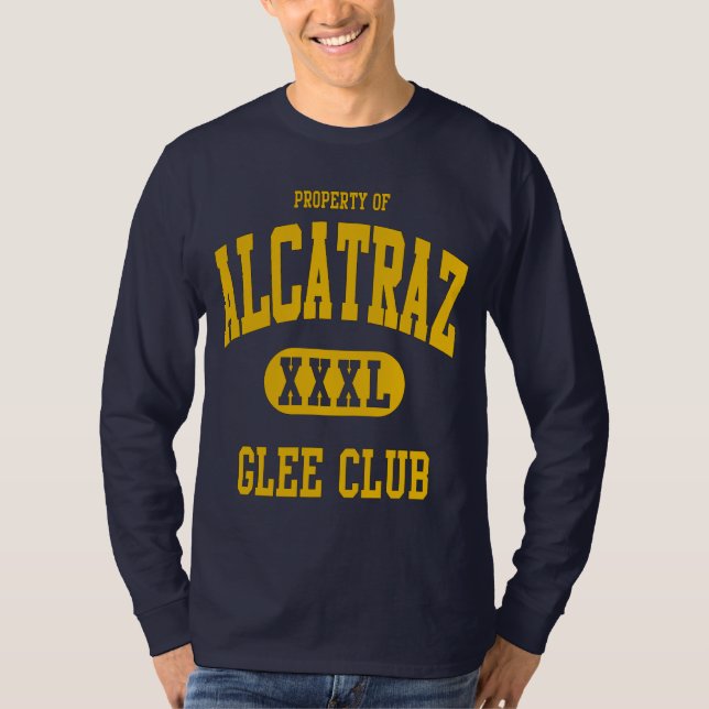 ALCATRAZ-GLEEKLUBB TEE (Framsida)