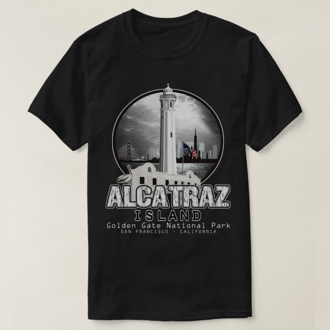 Alcatraz Golden Grind nationalpark San Francisco S T Shirt (Design framsida)