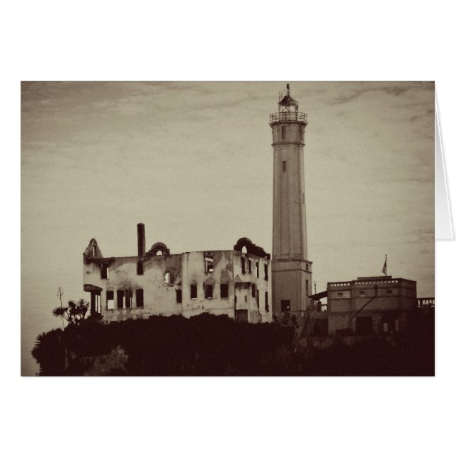Alcatraz Hälsningskort (Framsidan Horizontal)