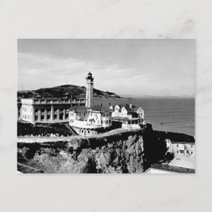 Alcatraz Island Lighthouse Vykort