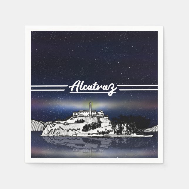 Alcatraz Island Pappersservett (Framsidan)