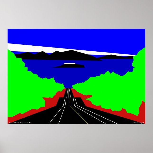 Alcatraz Island Poster (Framsidan)