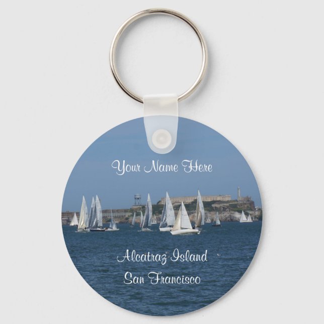 Alcatraz Island - San Francisco #4 Keychain Nyckelring (Framsida)
