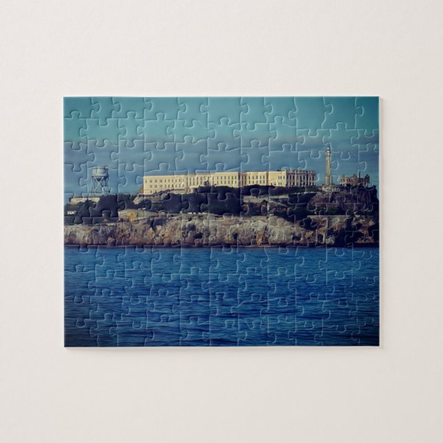Alcatraz Island - San Francisco #5-2 Jigszaspuzzle Pussel (Horisontell)