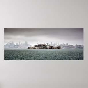 Alcatraz Island, San Francisco Bay, Förenta stater Poster