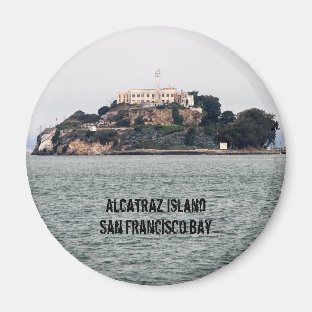 Alcatraz Island San Francisco Bay Magnet (Framsidan)