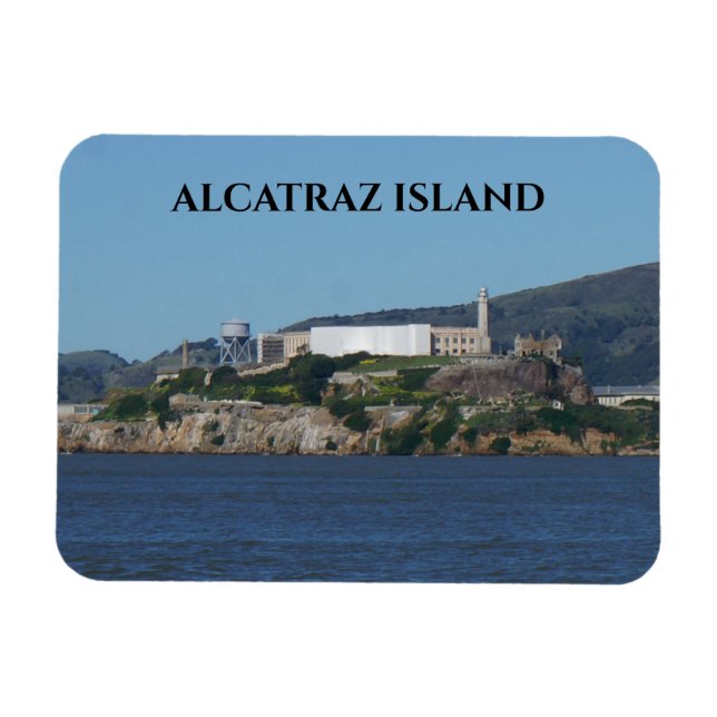Alcatraz Island - San Francisco Photo Magnet (Horisontell)