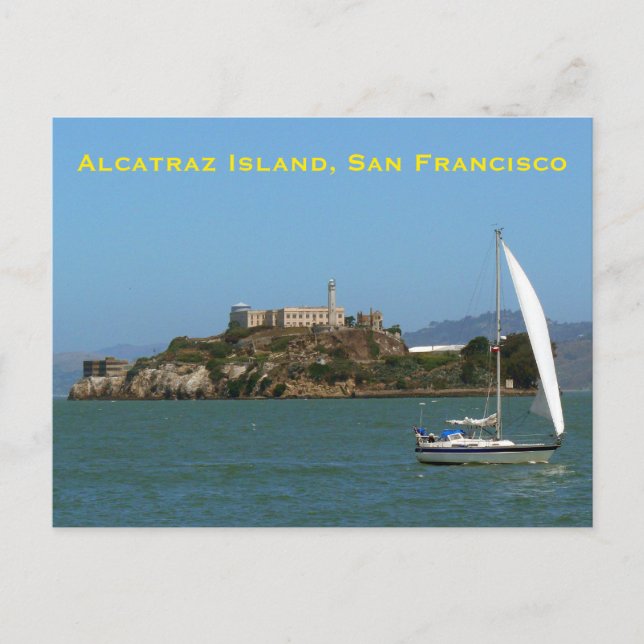 Alcatraz Island San Francisco Vykort (Framsida)