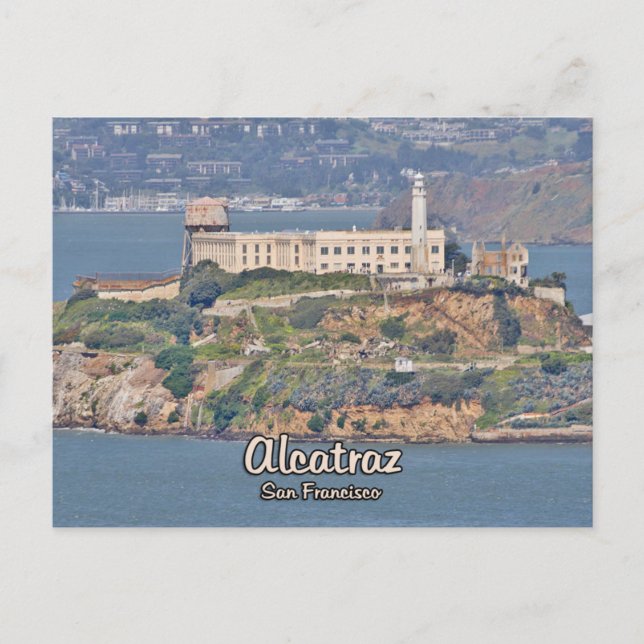 Alcatraz Island Vykort (Framsida)